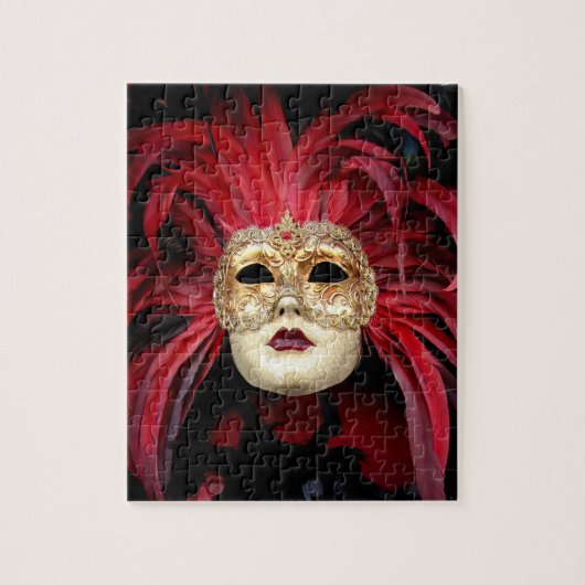 Venetian Mask Puzzle Legpuzzel (Verticaal)