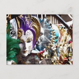 Venetian Masks 1 Briefkaart