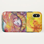 VENETIAN MASQUERADE - MASKER IN GEEL Case-Mate iPhone CASE (Achterkant (horizontaal))