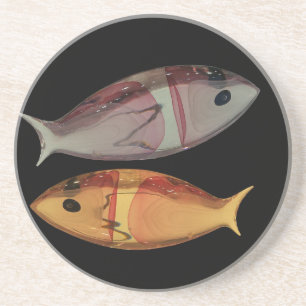 Venetian Murano Glass Fish Onderzetter