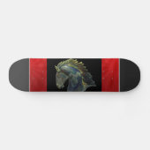 Venetian Murano Glass Horse Skateboard (Horizontaal)