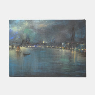 Venetian Nocturne (door Glenn Cooper Henshaw) Deurmat
