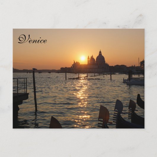 Venetian Sunset Briefkaart (Voorkant)