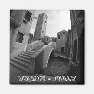 Venetië Architectuur - BW Art (Fridge Magnet) Magneet