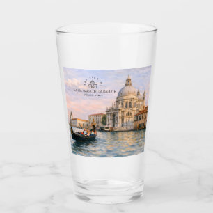 Venetië Basiliek Salute Aquarel Iconische Koepels Glas