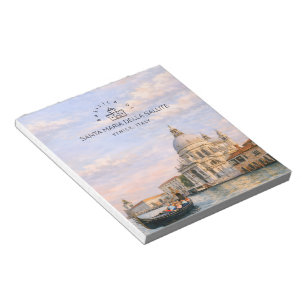 Venetië Basiliek Salute Aquarel Iconische Koepels Notitieblok