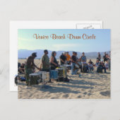 Venetië Beach Drum Circle Briefkaart! Briefkaart (Voorkant / Achterkant)