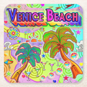 Venetië Beach Vacation Target Onderzetter