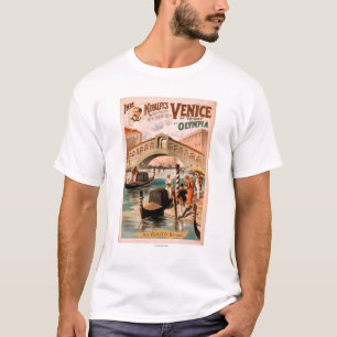 Venetië, Bride van het Zee in Olympia Gondolas 2 T-shirt