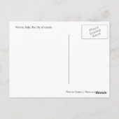 Venetië, Briefkaart Italië (Achterkant)