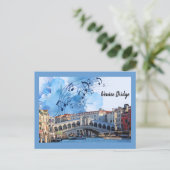 Venetië Brug Van Rome Briefkaart (Staand voorkant)