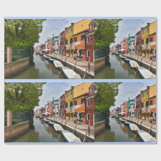 Venetië Burano koffiemok Cadeaupapier
