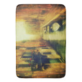 Venetië Canal Balkon Schilderij Badmat (Voorkant Verticaal)