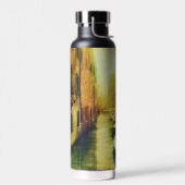 Venetië Canal Balkon Schilderij Waterfles (Links)