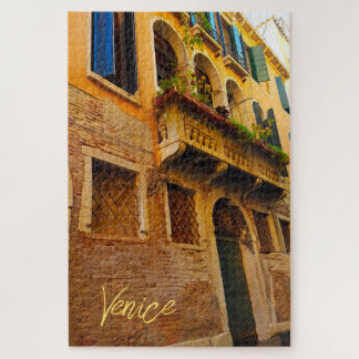 Venetië Canal Living Italiaans gebouw Legpuzzel