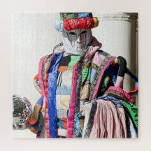 Venetië Carnivale - Briefkaart voor spectaculaire 