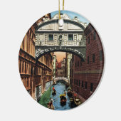  Venetië, de brug der Sighs Keramisch Ornament (Links)