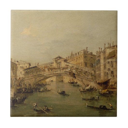 Venetië de Rialto Tegeltje (Voorkant)