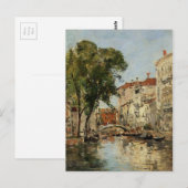 Venetië door Eugene Boudin Briefkaart (Voorkant / Achterkant)