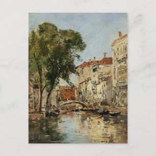 Venetië door Eugene Boudin Briefkaart