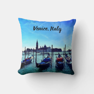 Venetië Gondolas Boat Italië Blauwe lucht Kussen