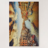 Venetië grand canal met gondolas legpuzzel (Verticaal)