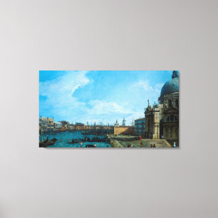 Venetië: Het Grote Kanaal van Canaletto Canvas Afdruk