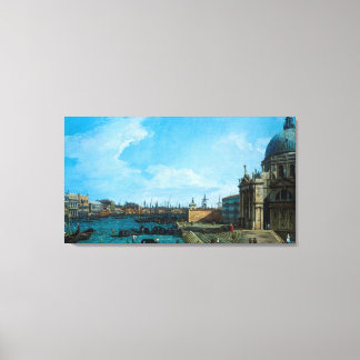 Venetië: Het Grote Kanaal van Canaletto Canvas Afdruk