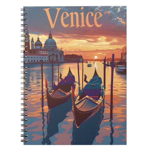 Venetië Illustratie Notitieboek (Voorkant)