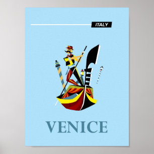 Venetië, Italiaanse reisposter Poster