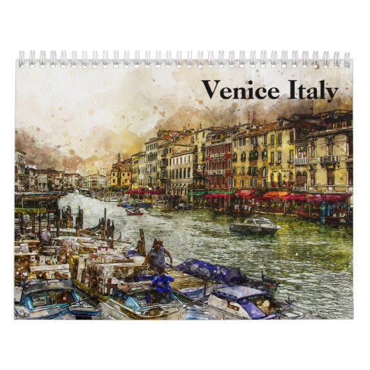 Venetië Italië 2025 Kalender (Hoes)