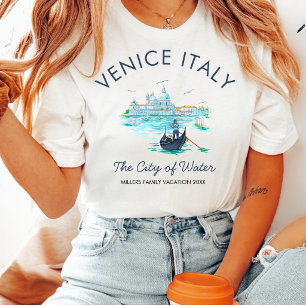 Venetië Italië Aangepaste Gezinsvakantie T-shirt