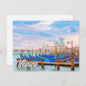 Venetië, Italië Briefkaart (Voorkant / Achterkant)