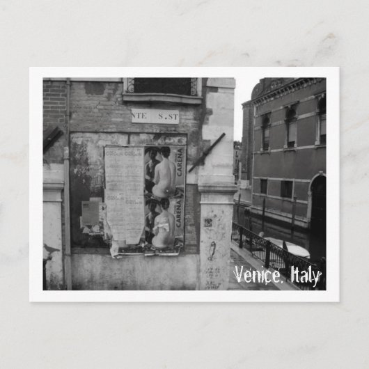 Venetië, Italië Briefkaart (Voorkant)