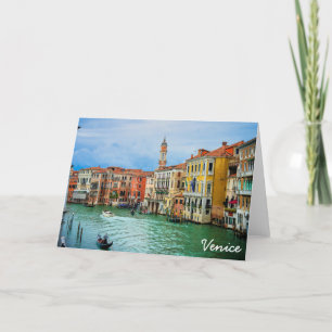 Venetië, Italië Feestdagen Kaart