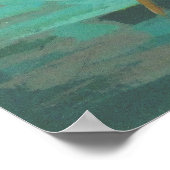 Venetië, Italië - Gondola Boat Traghetto Poster (Hoek)