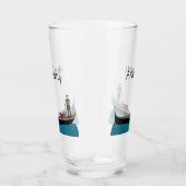 Venetië, Italië Gondola en Gondolier Glas (Rechts)