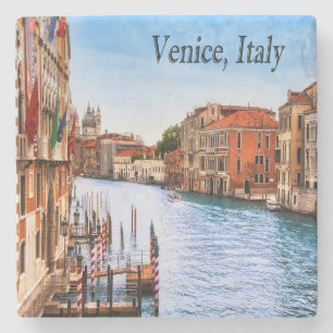 Venetië, Italië Grand Canal stenen onderzetter