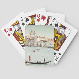 Venetië, Italië   Het Grote Kanaal Pokerkaarten