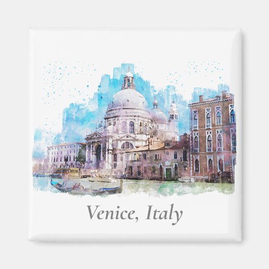 Venetië, Italië illustratie Magneet (Voorkant)