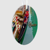 Venetië, Italië (IT) - twee kleurrijke Gondolas Ornament (voorkant)
