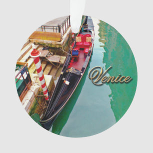 Venetië, Italië (IT) - twee kleurrijke Gondolas Ornament