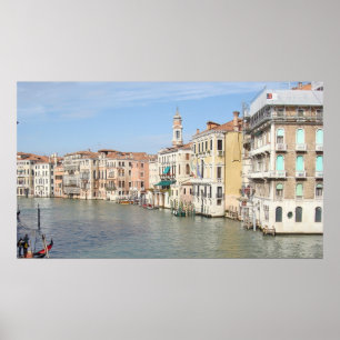 Venetië, Italië - Kanaal - Afdruk foto's Poster