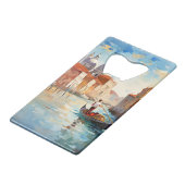 Venetië, Italië Kredietkaart Flessenopener (Voorkant Gekanteld)