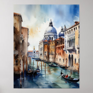 Venetië Italië Landschapskunst Print Poster