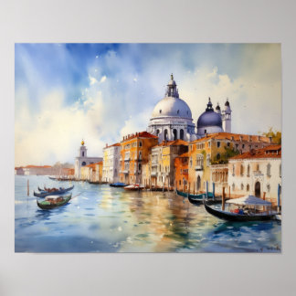 Venetië Italië Landschapskunst Print Poster