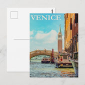  Venetië Italië Reis Briefkaart (Voorkant / Achterkant)