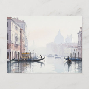 Venetië Italië Reis Souvenir Aquarel Briefkaart