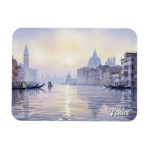 Venetië Italië Reizen Souvenir Waterverf Magneet