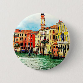 Venetië - Italië Ronde Button 5,7 Cm